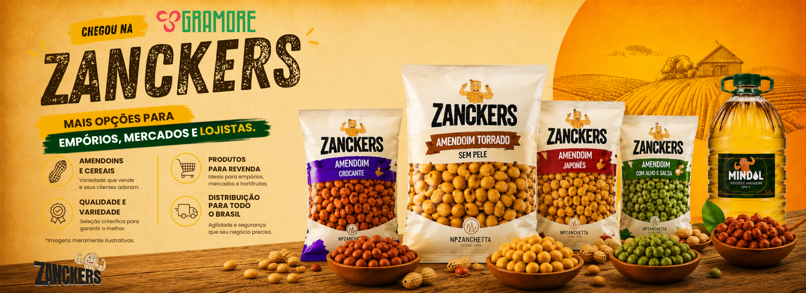 Zanckers - Mais opções para empórios, mercados e lojistas.